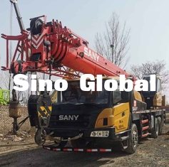 STC200C5 प्रयुक्त लॉरी क्रेन, सान 20 टन ट्रक क्रेन 80 किमी / घंटा गति