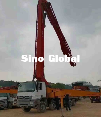 SY5419THB 56 प्रयुक्त कंक्रीट पम्प ट्रक 56M 6 खंड लंबवत पहुंच
