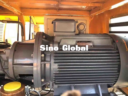 HBT6013 सान्यो प्रयुक्त ट्रेलर माउंटेड कंक्रीट पंप 90KW S वाल्व प्रकार