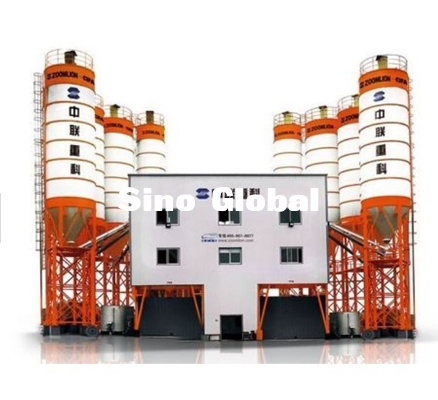 ज़ूमलिओन HZS180 कंक्रीट बैचिंग प्लांट 205KW पावर 180 M3/H क्षमता